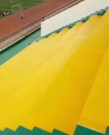 天水球场台阶翻新修补改造